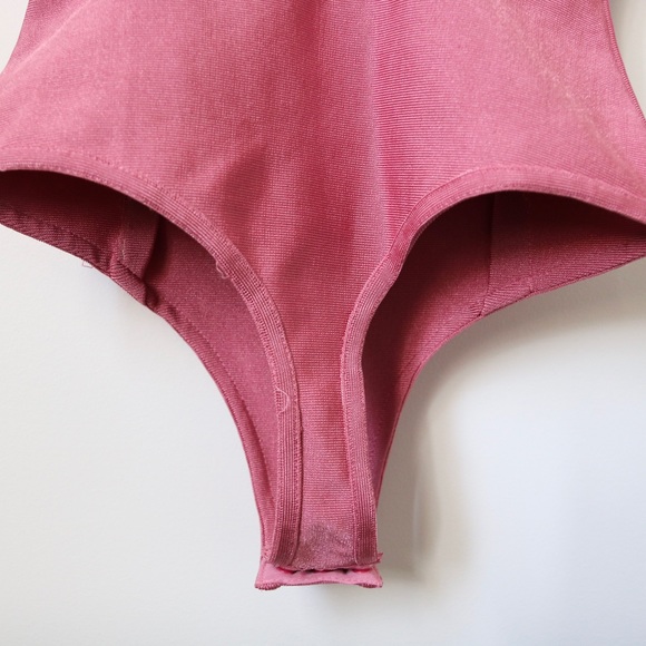 Pink Lace-Up Bodysuit from Missguided - Picture 5 of 5